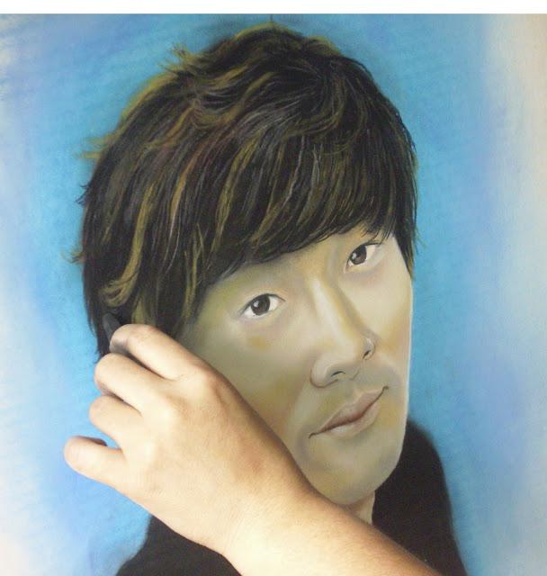 portrait pastel