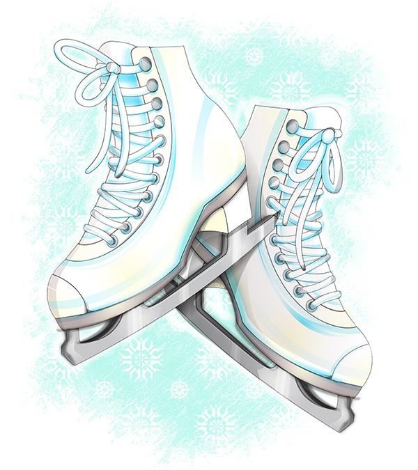 how to draw skates