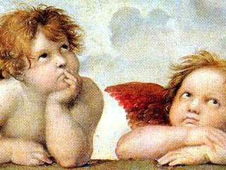 Rafael Santi paintings Sistine Madonna