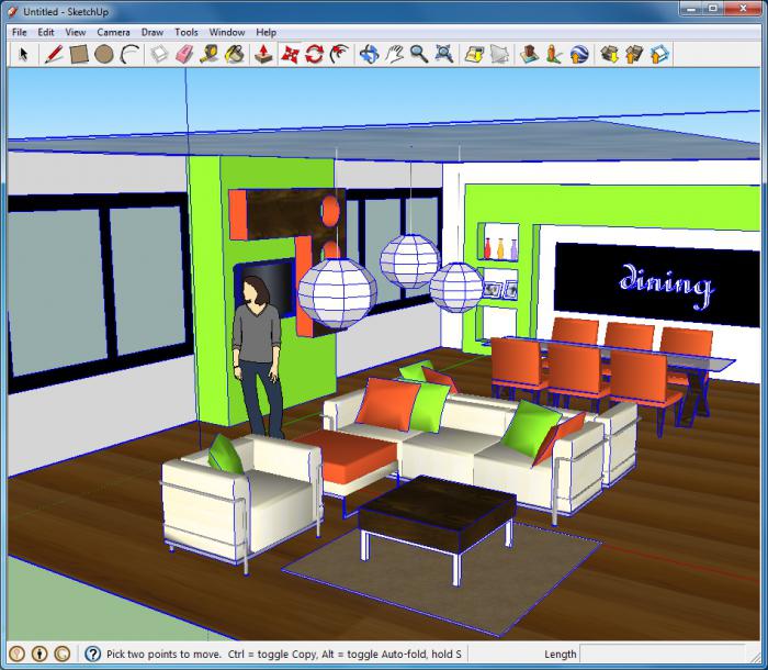 Interior design: the program for the PC is able to arrange furniture?