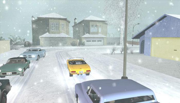 Additions and codes for "GTA: San Andreas" for the winter