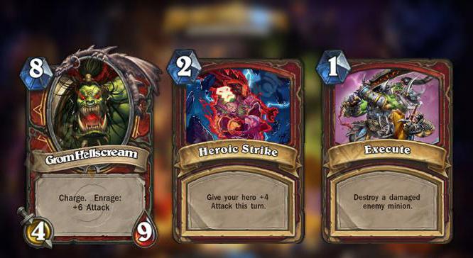 Hearthstone - "Warrior": deck and its features