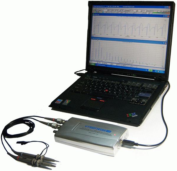 oscilloscope from a sound card