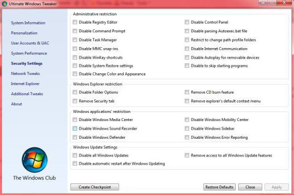 disable unnecessary services windows 7 