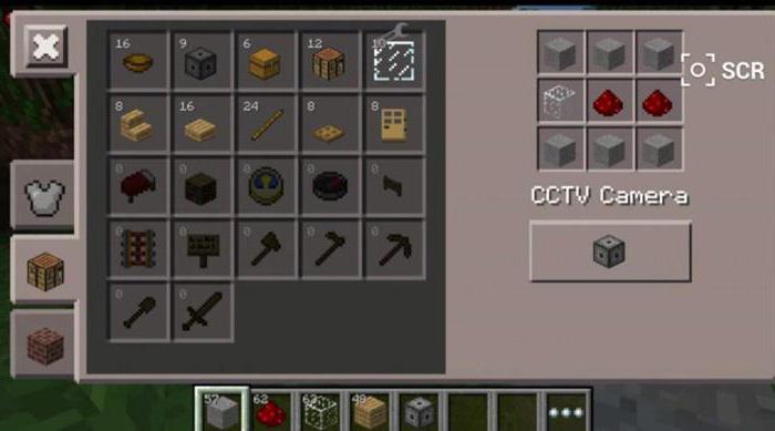Details on how to make a camera in the "Maincrafter"