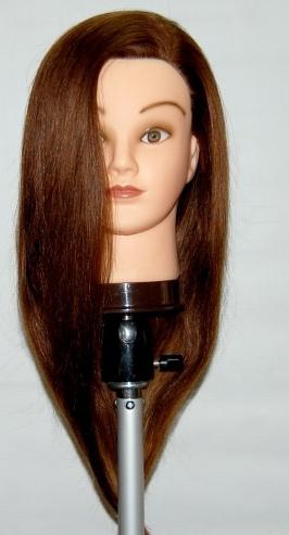 Head-mannequin for hairstyles 