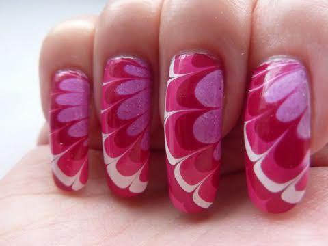 Needle patterns on nails