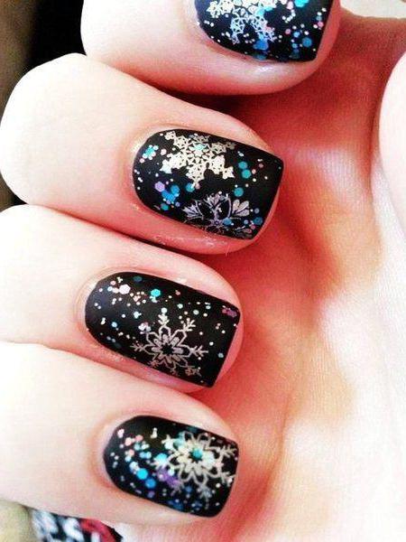 Manicure black with gold. Nails in fashionable shades. Ideas and features