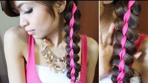 Plait the pigtail with your own hands