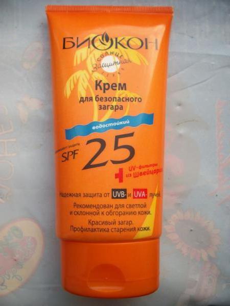 Sun protection series "Biocon": reviews and features of the means