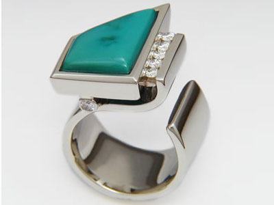 Ring with turquoise - a symbol of love, luck and recognition