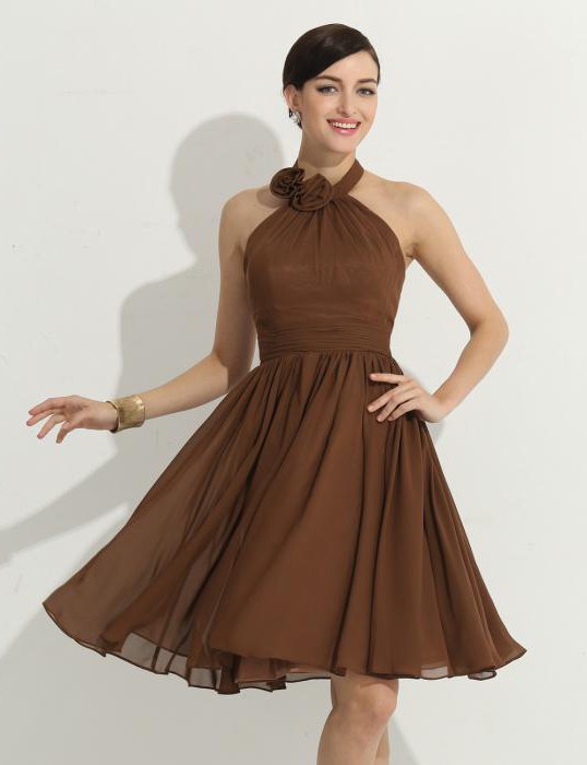 With what to wear a brown dress? Fashion Tips