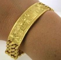 Gold bracelets for men - centuries-old tradition and modern fashion