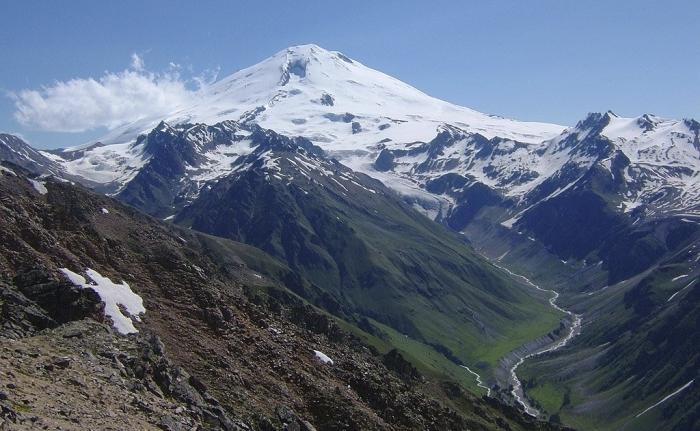 The highest mountains in Russia