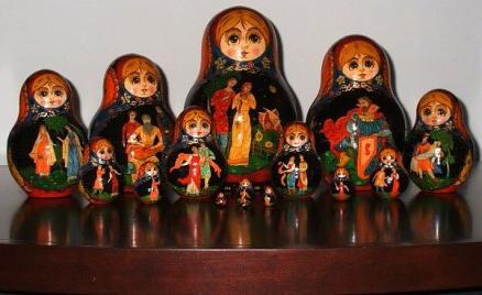 What are they, Russian folk toys?