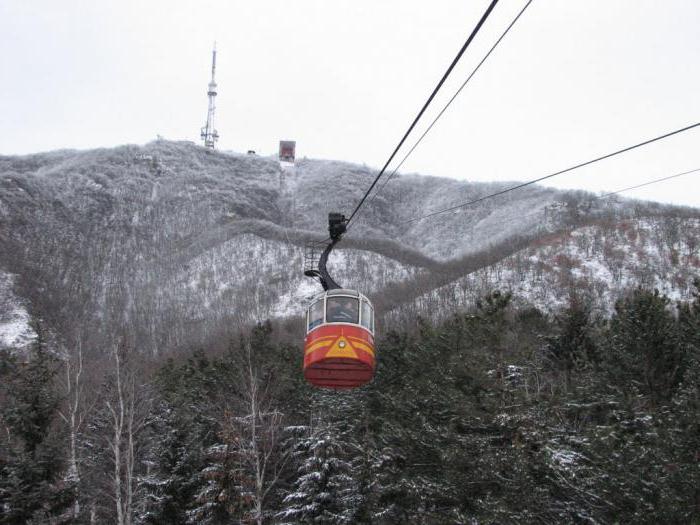 The cable car, Pyatigorsk: description, sights, mode of operation and interesting facts