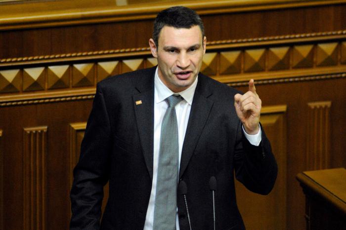 Each statement Klitschko want to print in the collection