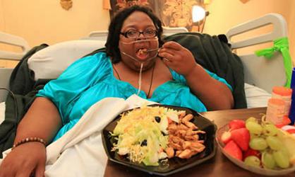 Optimist Susan Eman - the most fat woman on planet Earth!