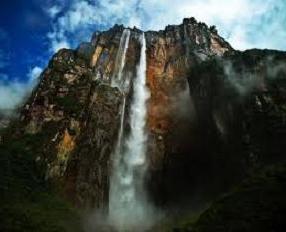 The highest waterfall is Angel