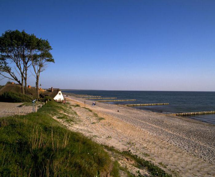 Baltic Sea: salinity, depth, coordinates, description