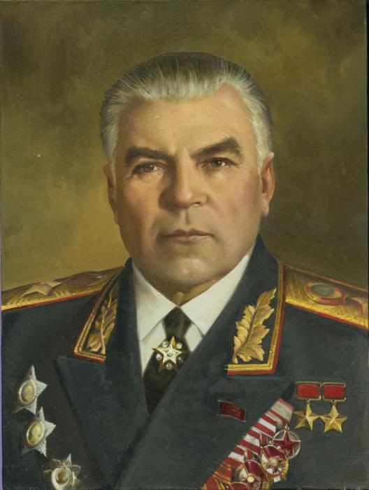 Marshal of the Soviet Union Rodion Yakovlevich Malinovsky 