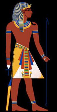 clothes of the pharaohs in ancient Egypt