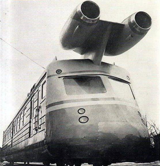 A jet train from the Soviet Union