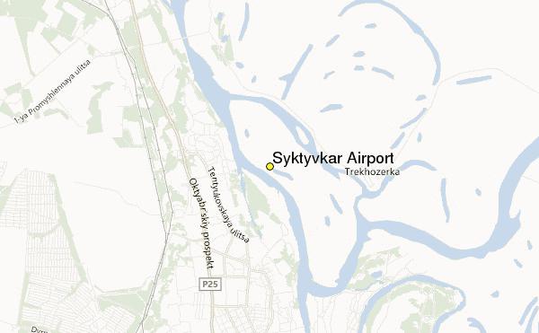 airport syktyvkar map