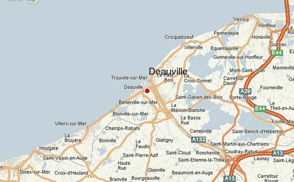 deauville france map