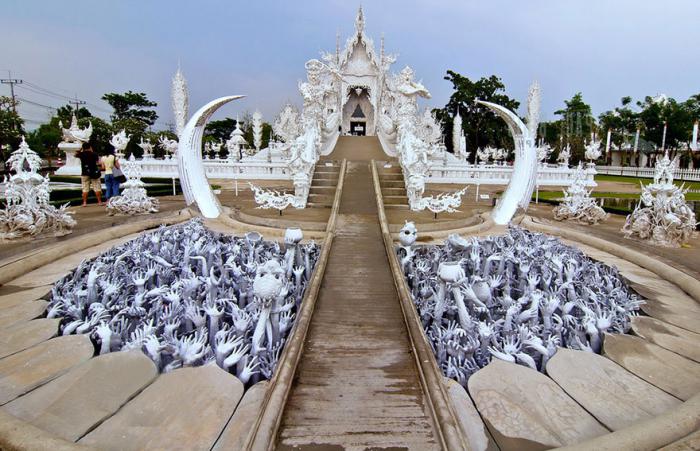thailand white temple where is located