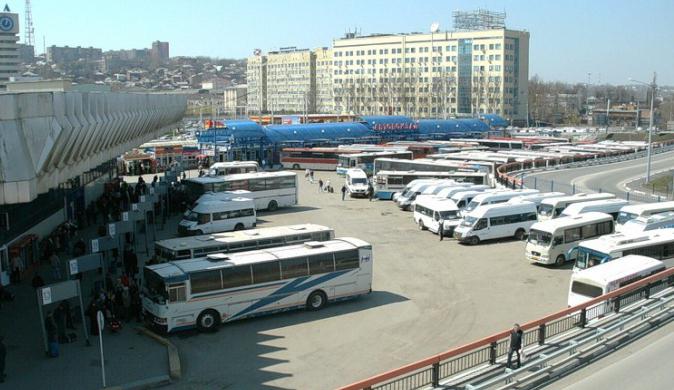 The main bus station of Rostov-on-Don