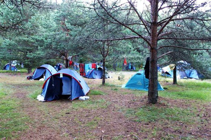 campsites on Seliger