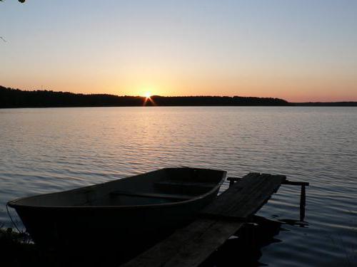 Nakhimov Lake - a reservoir in the Leningrad Region