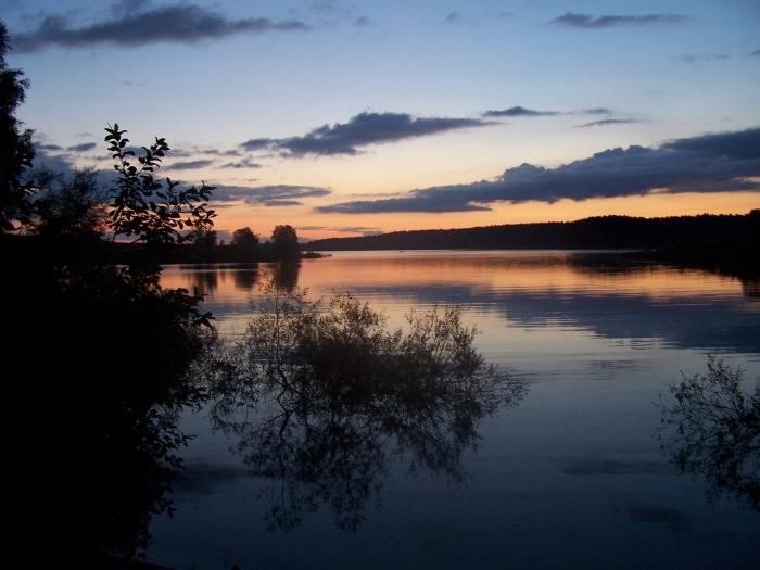 Ozerninskoe reservoir - a fish place