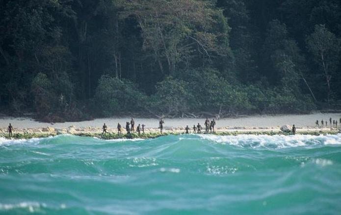 where the northern Sentinel island