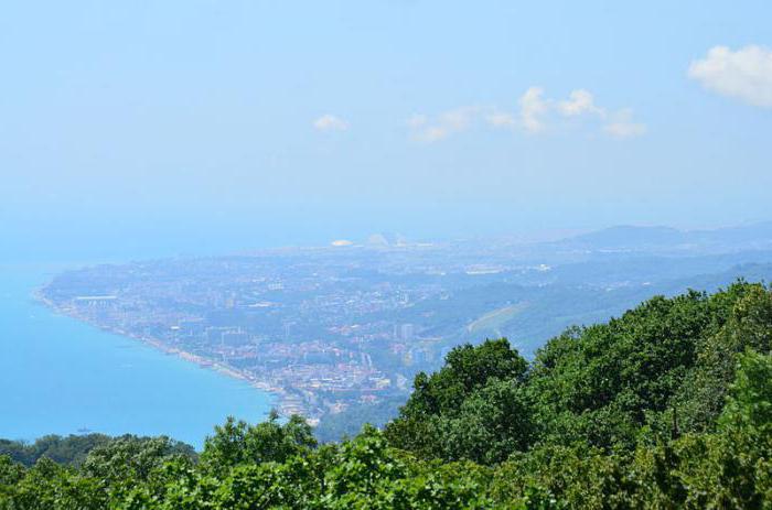 Lookout tower Ahun in Sochi: description, history and interesting facts