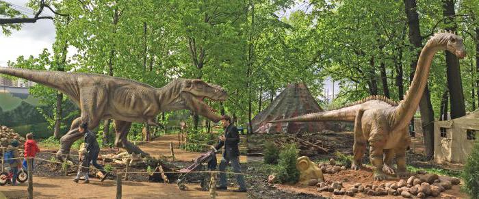 Sokolniki park of dinosaurs