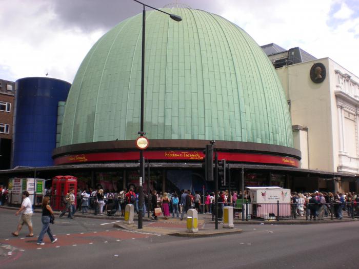 Wax figures of the Madame Tussauds Museum. Wax figures of celebrities