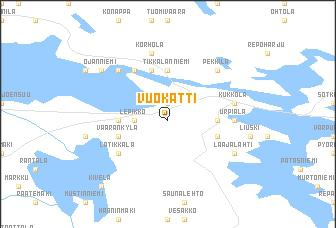 Vuokatti finland map