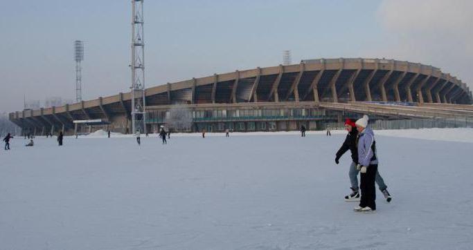 skating rink on the island of Krasnoyarsk