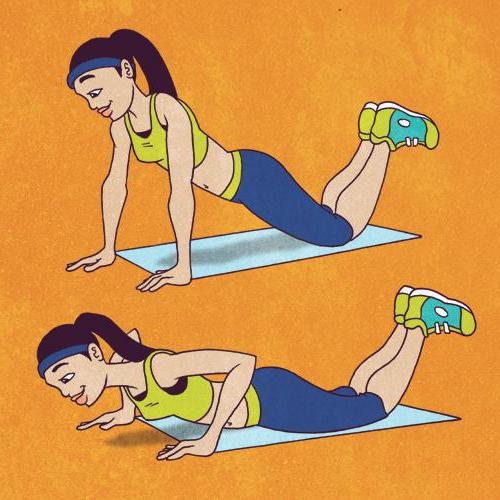 How to pump up your breasts due to push-ups