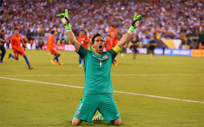 Claudio Bravo is the goalkeeper of Chile and 