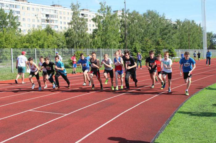 Track and field athletics in Novosibirsk. Sports schools