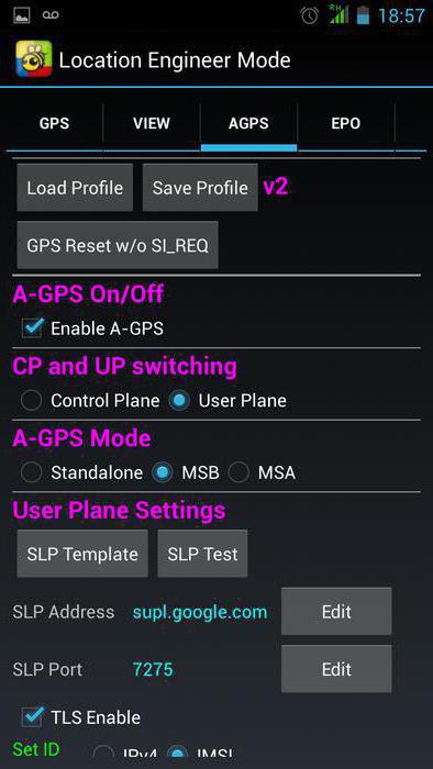 How to configure gps on 