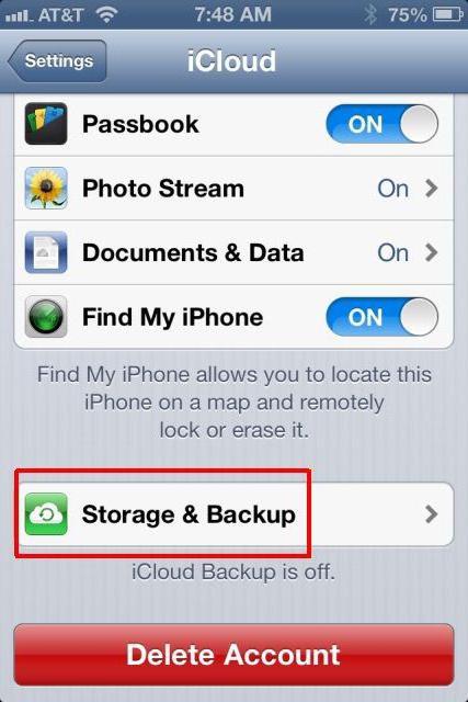 how to back up an iPhone to an iPhone