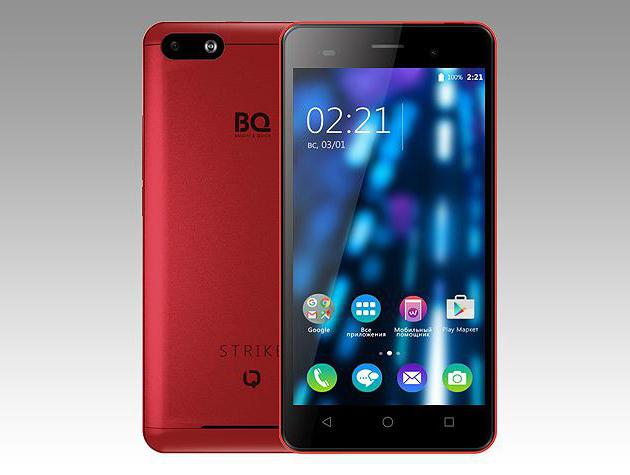 BQ Strike 5020 smartphone: specifications and description