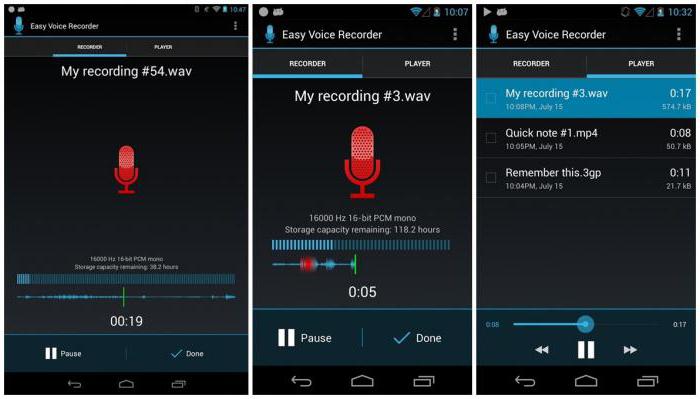 call recording application