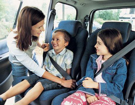 law on the transport of children in the car