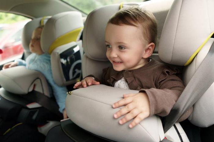 law on the transport of children in a car in 2017