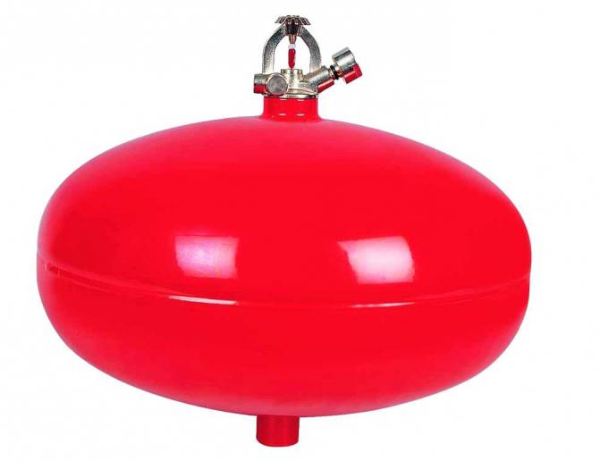 Powder fire extinguishing module